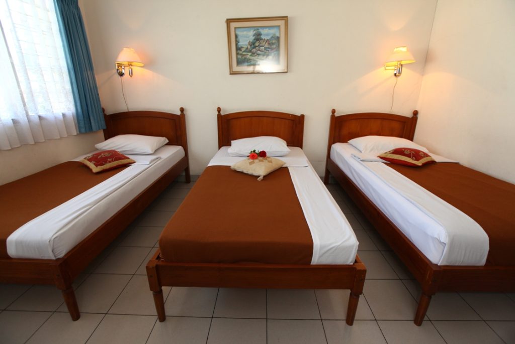 Kamar hotel untuk peserta Gathering Package di Villa Giri Kembang Cipanas