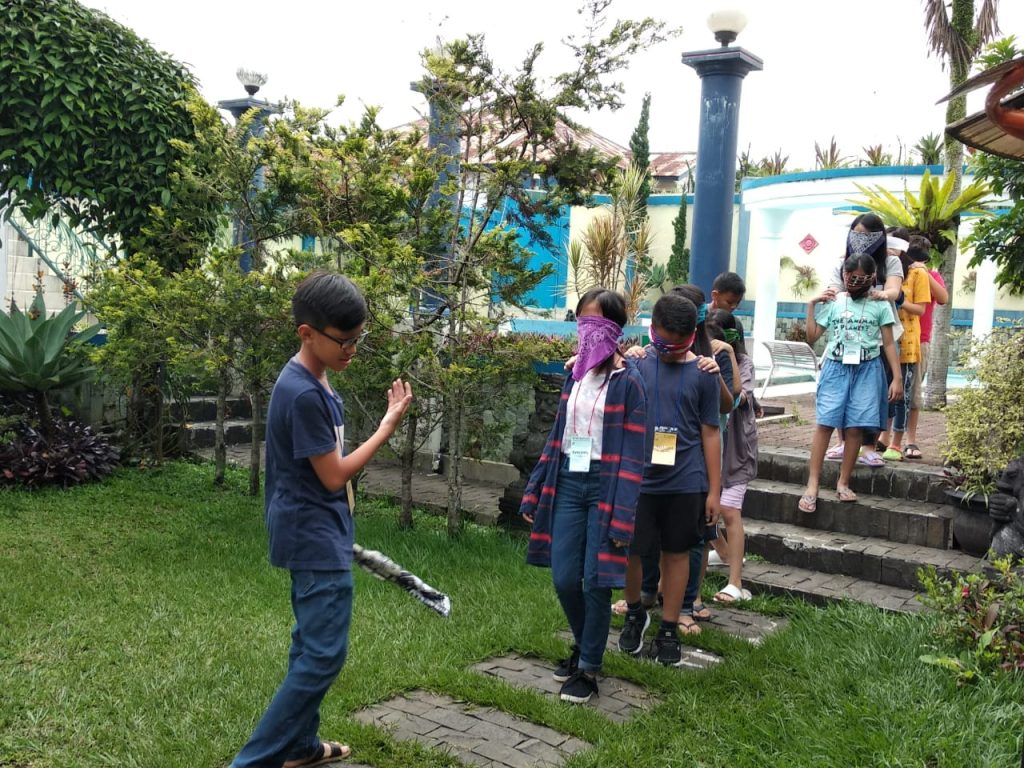Kegiatan luar ruang di Villa Giri Kembang Cipanas