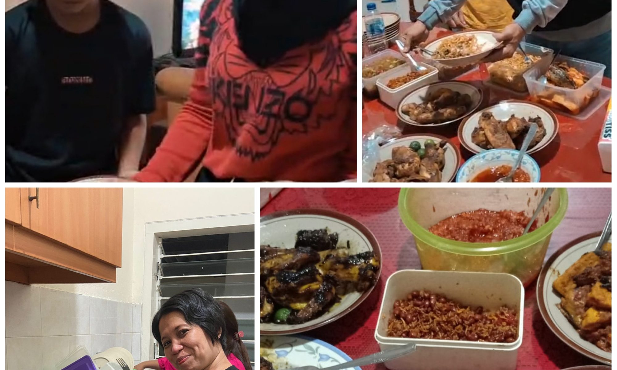 Fasilitas dapur untuk tamu keluarga di Villa Giri Kembang Cipana